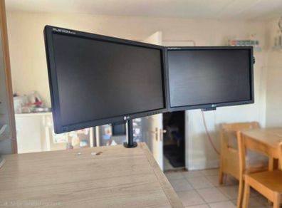 Dual monitor stand
