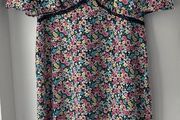Black floral maxi dress size 12 New without tags