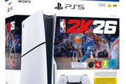 Sony PlayStation 5 Console - PS5 Standard Slim Edition White - 1TB SSD - NBA 2K26.