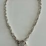 Antique Silver Plated Swarovski Crystal Necklace Image 4