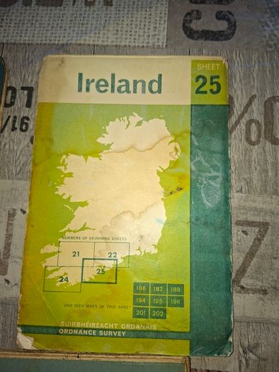 18 Vintage Ordnance Survey Maps of Ireland PRICE IS FOR 1 ONLY Postage Available or Collection,