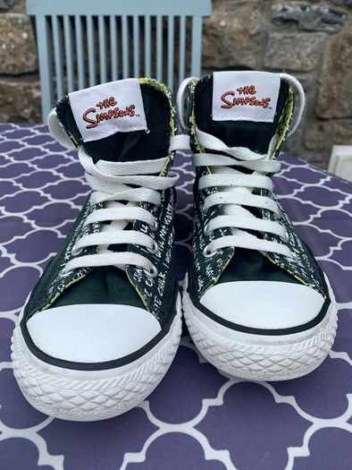 'The Simpson's' converse boots