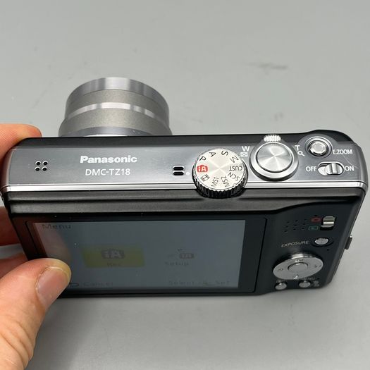 Panasonic Lumix DMC-TZ18 14.1MP Digital Camera Black - Full Kit