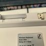 Seenda Wireless Keyboard and Full Size Keyboard, White Silver (New open Box, Keyboard Only No mouse) Image 5