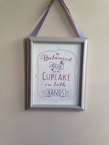 Shabby chic wall art picture