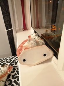 Antique dog statues