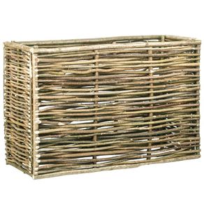Garden Raised Bed 120x40x80 cm Hazel Wood