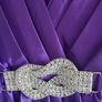 Satin look dress with rhinestones decoration size SM and ml new Image 3