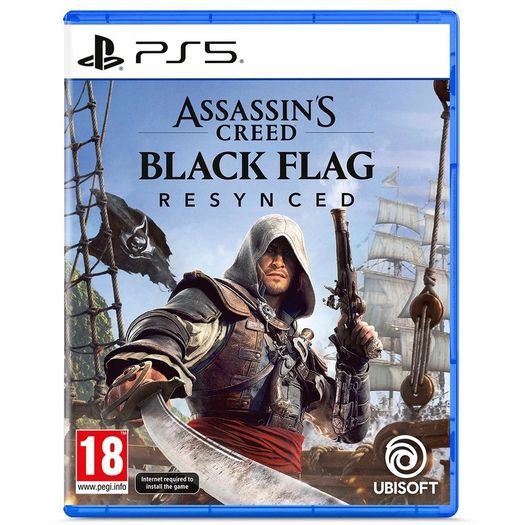 PS5 Pro 2tb With Disc Drive And AC Black Flag Resynced