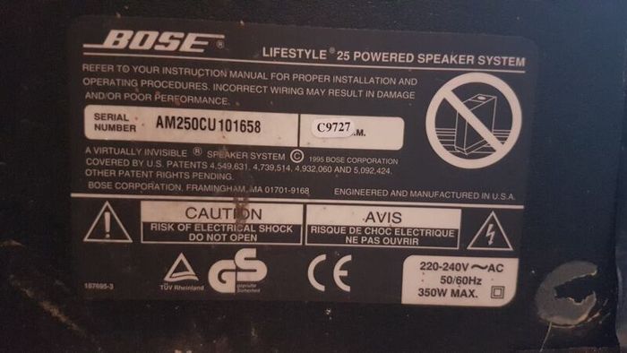 BOSE Subs JOBLOT x3 refer to photos for details