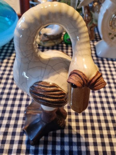 Funny Pottery Figure of a Duck