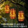 Birthday Gifts for Women, Garden Ornaments Outdoor Hummingbird Solar Lanterns for The Garden Lights Outdoor, Perfect Hummingbird Gifts Presents Mothers Day Gifts for Mum Grandma Image 6