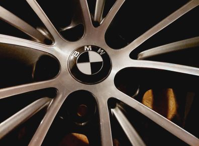 BMW Black Caps 5 Series G20 G30 G01 G02 (56mm) Free Post