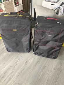 2 large suitcases