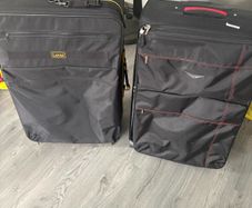 2 large suitcases