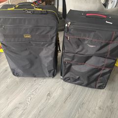 2 large suitcases