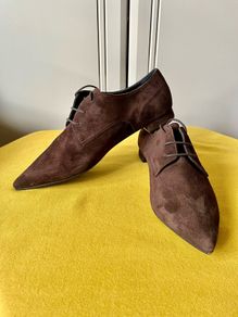 Premoli  lace up suede flats 8/41