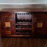 solid mango wood sideboard bar cabinet drinks cabinet 145cm solid wood Image 2