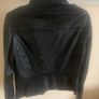 ladies black leather jacket Image 3