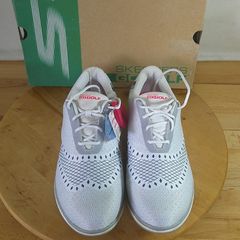 Skechers GO GOLF Elite Ace Women's Golf Shoes Waterproof White Navy Euro 38.5 UK \ Ire 5.5 New In Box