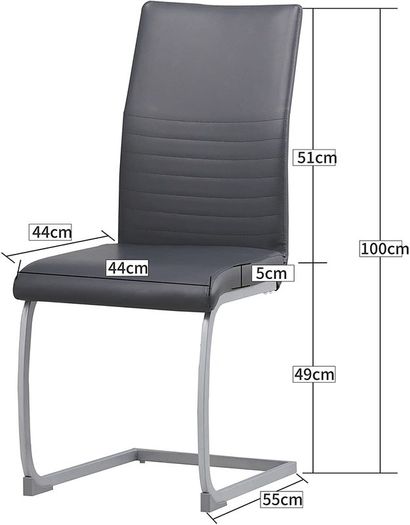 _Albatros Murano Cantilever Chair, SGS Approved