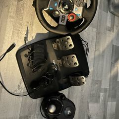 logitech playstation steering wheel pedal gear stick