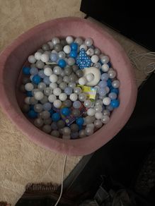 Pink Baby Ball Pit with Balls