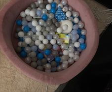 Pink Baby Ball Pit with Balls