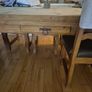 Wooden table & chairs Image 2