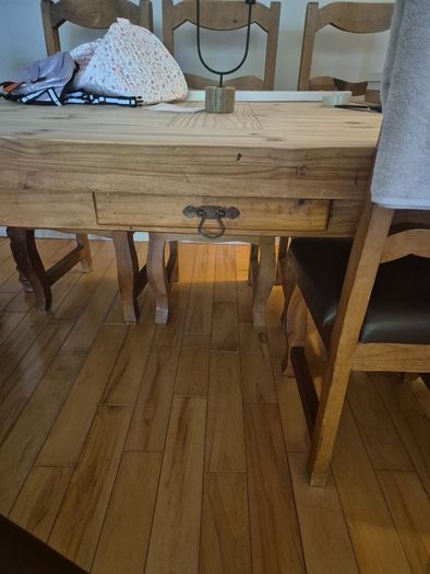 Wooden table & chairs
