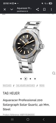 TAG Heuer Aquaracer Professional 200 Solargraph