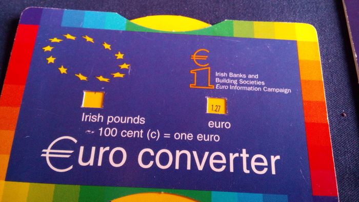 Nostalgic Euro/Pound Currency Converters.