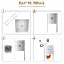 EU Stock Upgraded Timing Control Chicken House Automatic Door Opener 110-220V Pets Dog Door Opener Power Failure Protection Image 8
