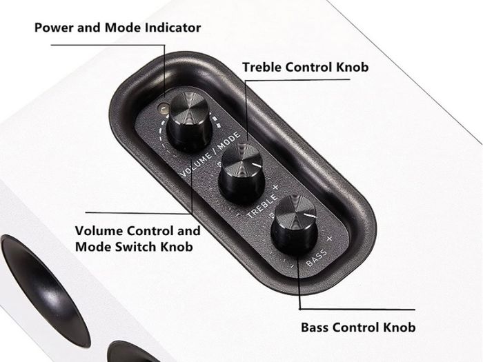 Active Bluetooth 5.0 Bookshelf Speakers 60W Carbon Fiber Speaker Unit Built-in 24bit DAC  Dynamic 3D Surround Sound  2.0 Computer PC Monitor Gaming Speakers MULTIPLE COLOURS AVAILABLE (FREE POSTAGE)