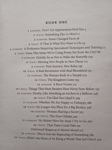 IQ84 by Haruki Murakami (Books 1 to 3 Science Fiction Paperback 2009)