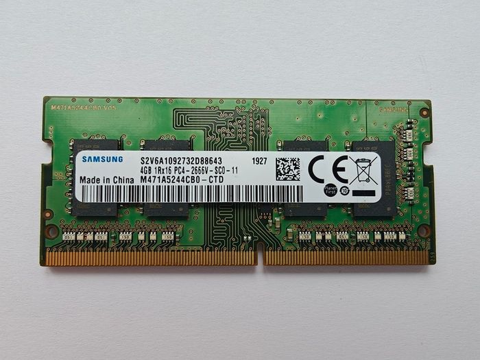 4GB DDR4 Samsung 2666 MHz Ram