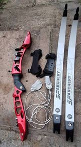 SF Archery Left Handed Recurve Bow Set Excellent Condition