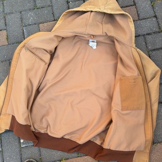 Old Carhartt workwear jacket mens Large
