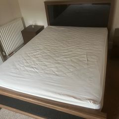 Bedroom suite bed and side lockers