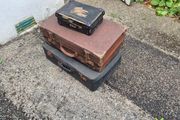 Old style suitcases
