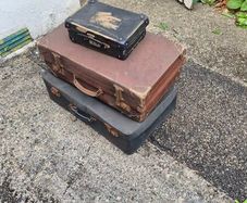 Old style suitcases