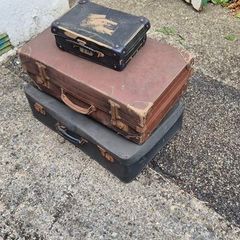 Old style suitcases