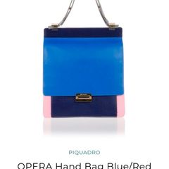 Piqadro OPERA Hand Bag Blue/Red women