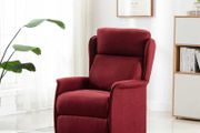 Massage Chair with Cushion Wine