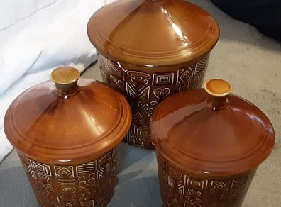 vintage arklow pottery pot's,