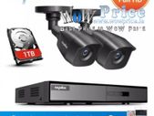 Sannce Hd 4ch Cctv System 1080n Dvr 2pcs Cameras Dvr Kit