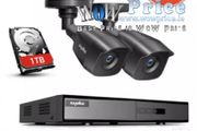 Sannce Hd 4ch Cctv System 1080n Dvr 2pcs Cameras Dvr Kit