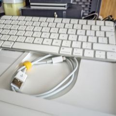 Apple Magic Keyboard with lighting cable