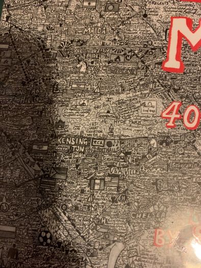 Brand new London Mapped puzzle 400 pieces