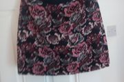 ladies floral short skirt